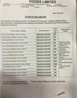Letter of Traceability 